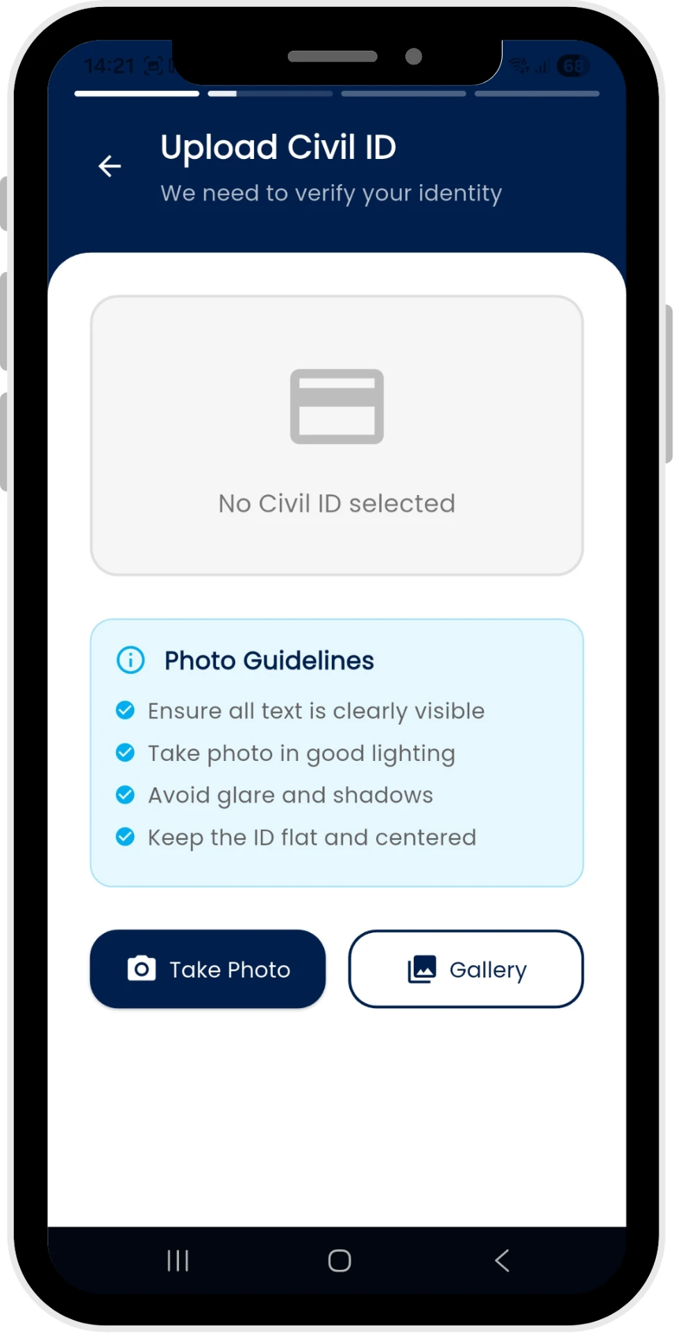 Reachox mobile app screen 3
